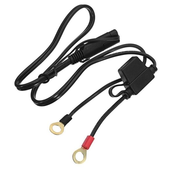 2-Pin SAE Motorcycle Battery Charging Cable with Inline 10 Amp Fuse - Picture 4 of 5